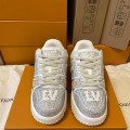 「#141」LOUIS VUITTON Trainer diamond