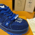 「#142」LOUIS VUITTON Trainer diamond