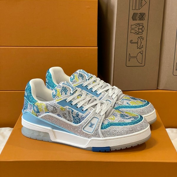 「#156」LOUIS VUITTON Trainer diamond