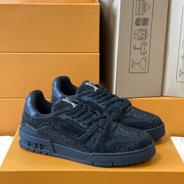 「#160」LOUIS VUITTON Trainer diamond
