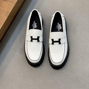 「#837」Hermes Loafers shoes