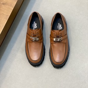 「#843」Hermes Loafers shoes