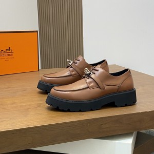 「#843」Hermes Loafers shoes