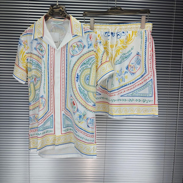 「#16431」CASABLANCA shirt Set;Summer suit