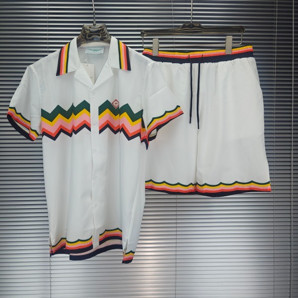 「#16436」CASABLANCA shirt Set;Summer suit