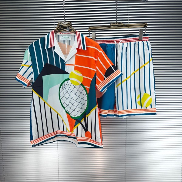 「#16437」CASABLANCA shirt Set;Summer suit