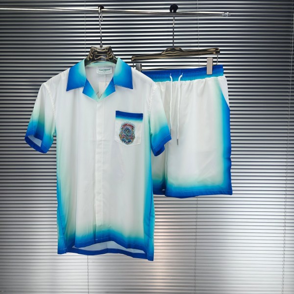 「#16439」CASABLANCA shirt Set;Summer suit