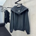 「#1744」Balenciaga hoodie; zipper hoodie