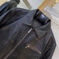 「#9619」Prada jacket; Genuine leather; Customized