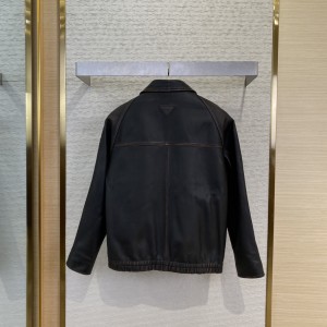 「#9622」Prada jacket; Genuine leather; Customized