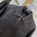 「#9622」Prada jacket; Genuine leather; Customized