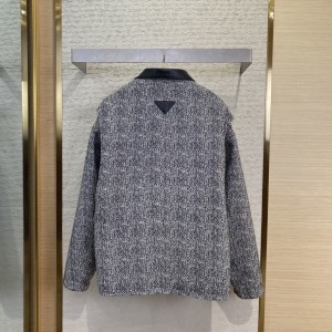 「#9621」Prada jacket; Genuine leather; Customized