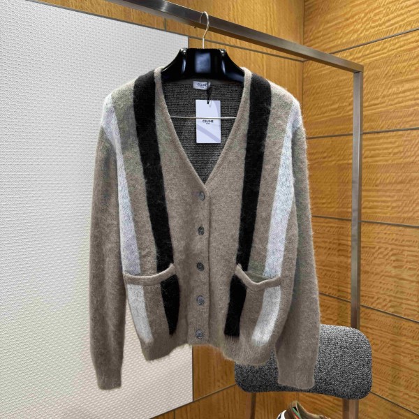 「#12555」  CELINE jacket; sweater; cardigan