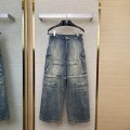 「#13644」Balenciaga jeans; Removable jeans; shorts