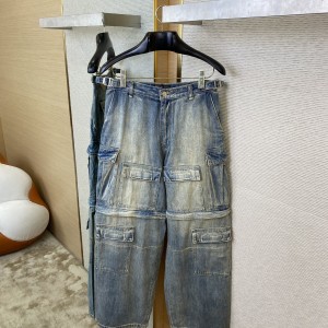 「#13644」Balenciaga jeans; Removable jeans; shorts