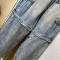 「#13644」Balenciaga jeans; Removable jeans; shorts