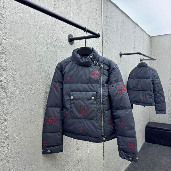 「#4100」CHANEL jack;down/puffer jacket