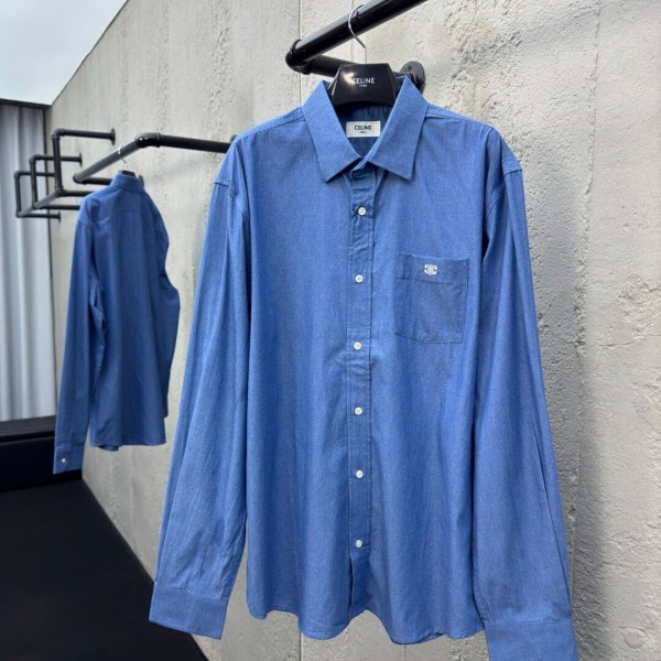 「#5247」  CELINE Long-sleeved shirt